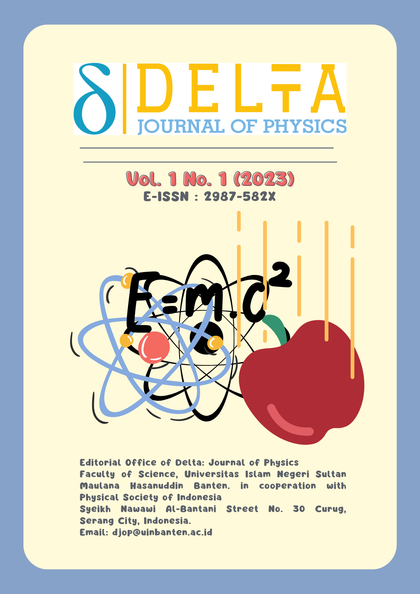 					View Vol. 1 No. 1 (2023): Delta: Journal of Physics 
				